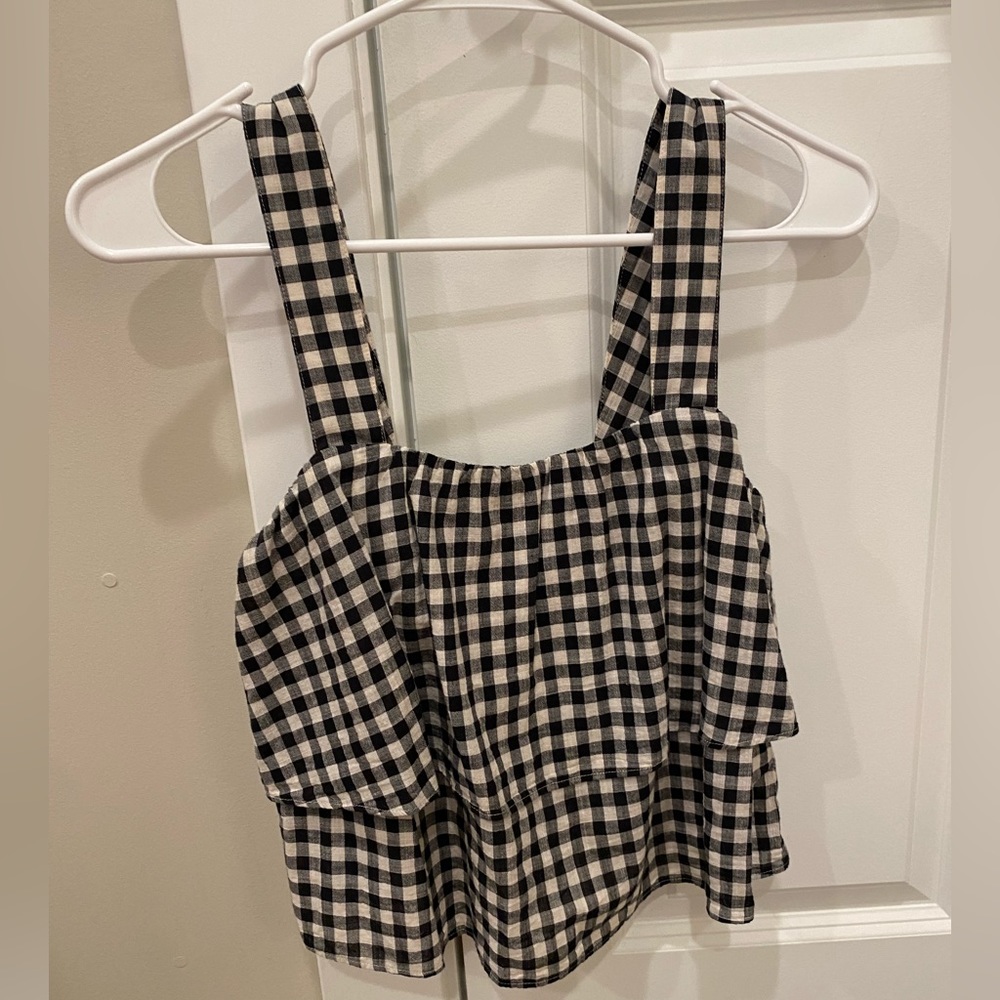 Madewell Gingham tank